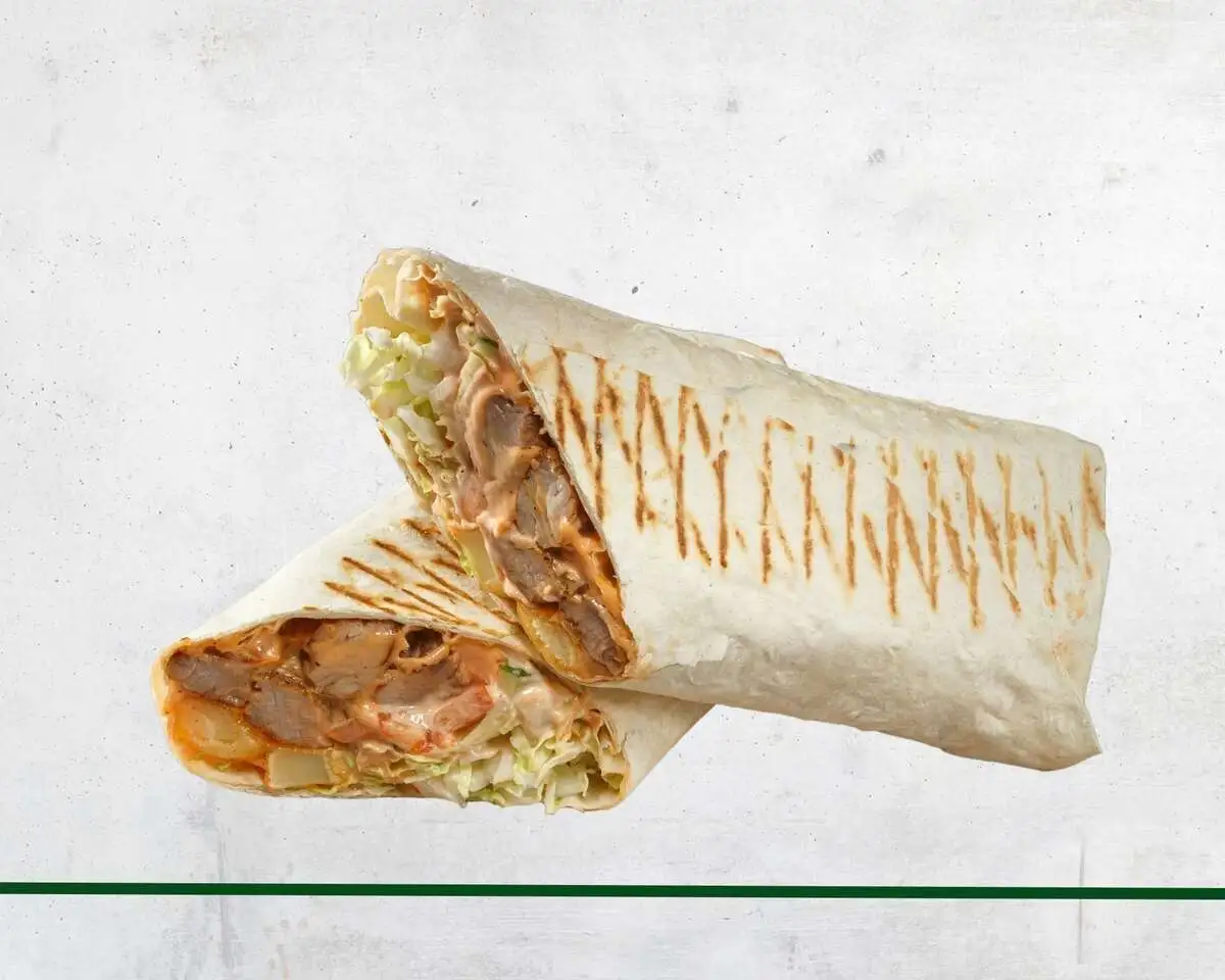 Шаурма со свининой маленькая