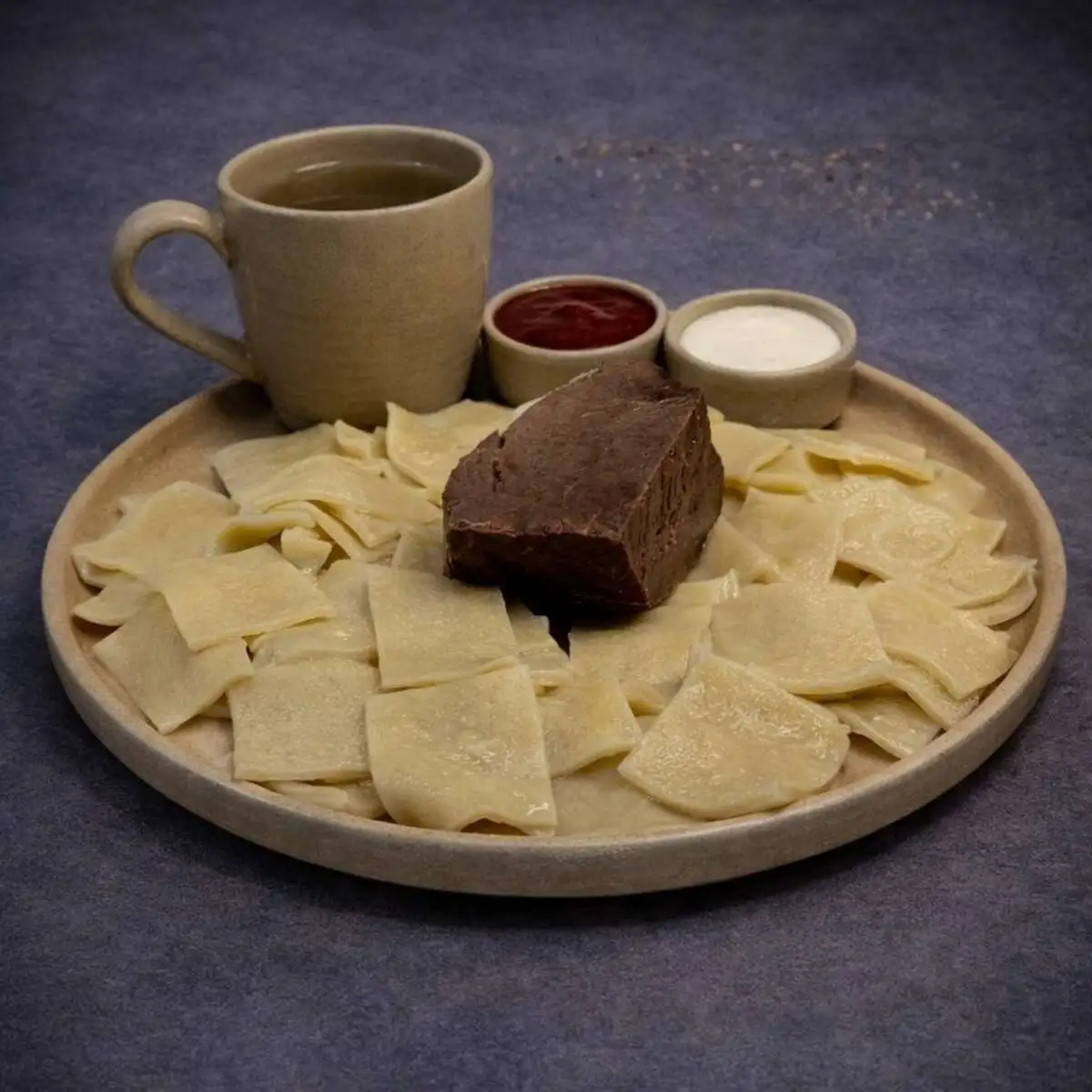 Кумыкский хинкал с говядиной