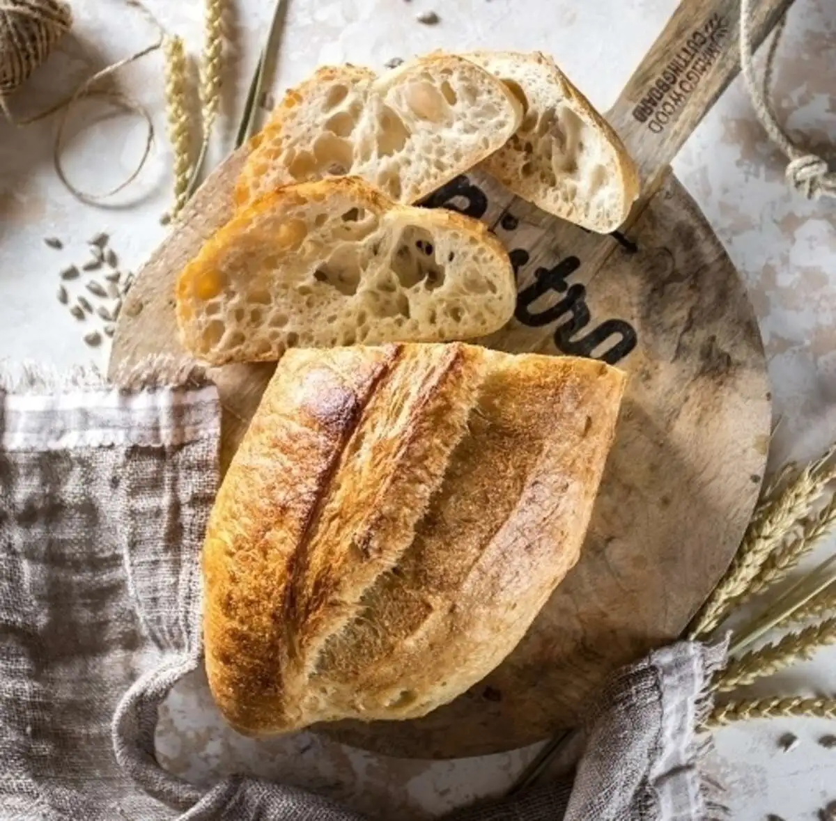 Хлеб Деревенский Бездрожжевой