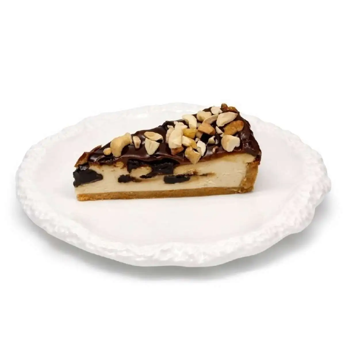 Чизкейк с брауни и карамелью