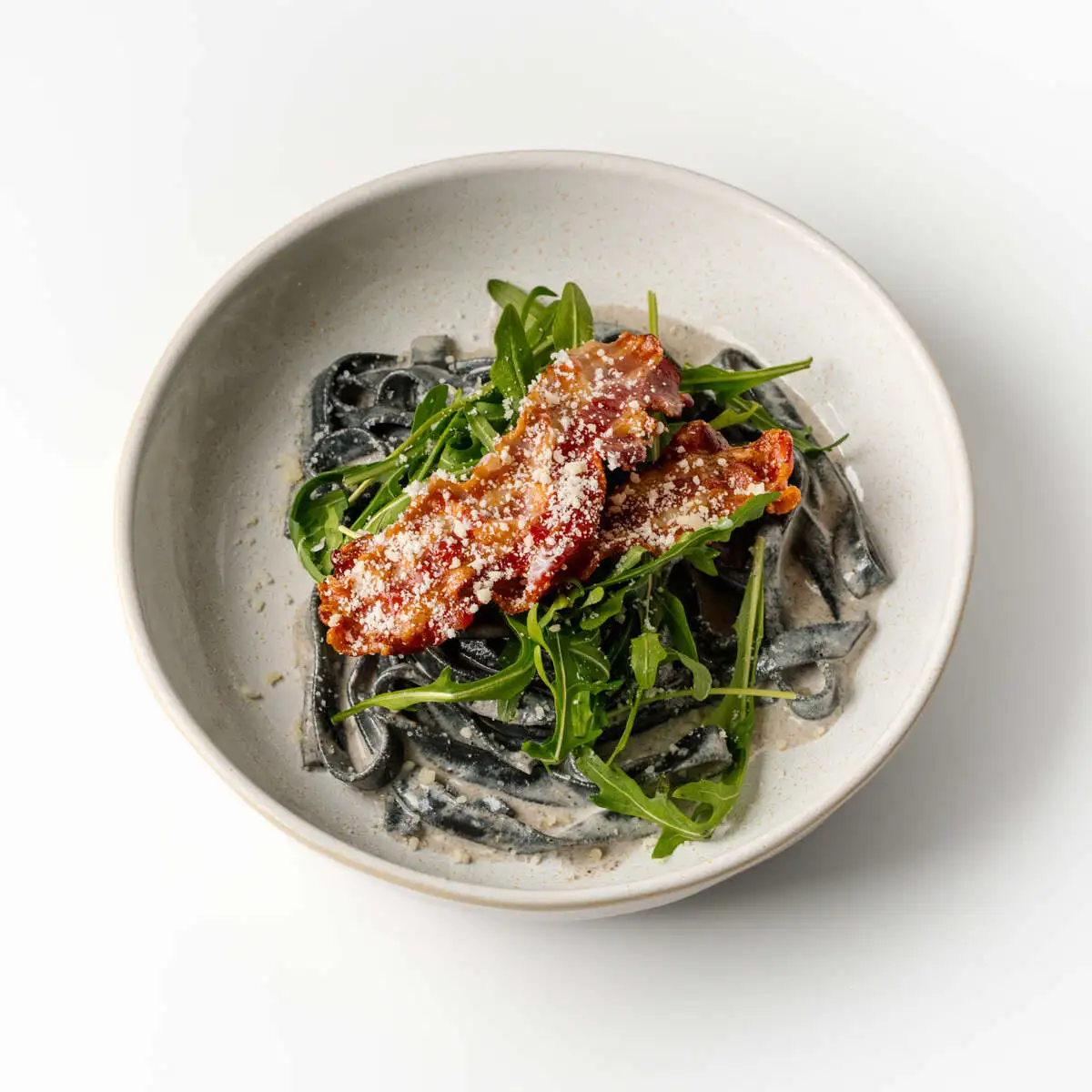 Паста Трюфель с хрустящим беконом 