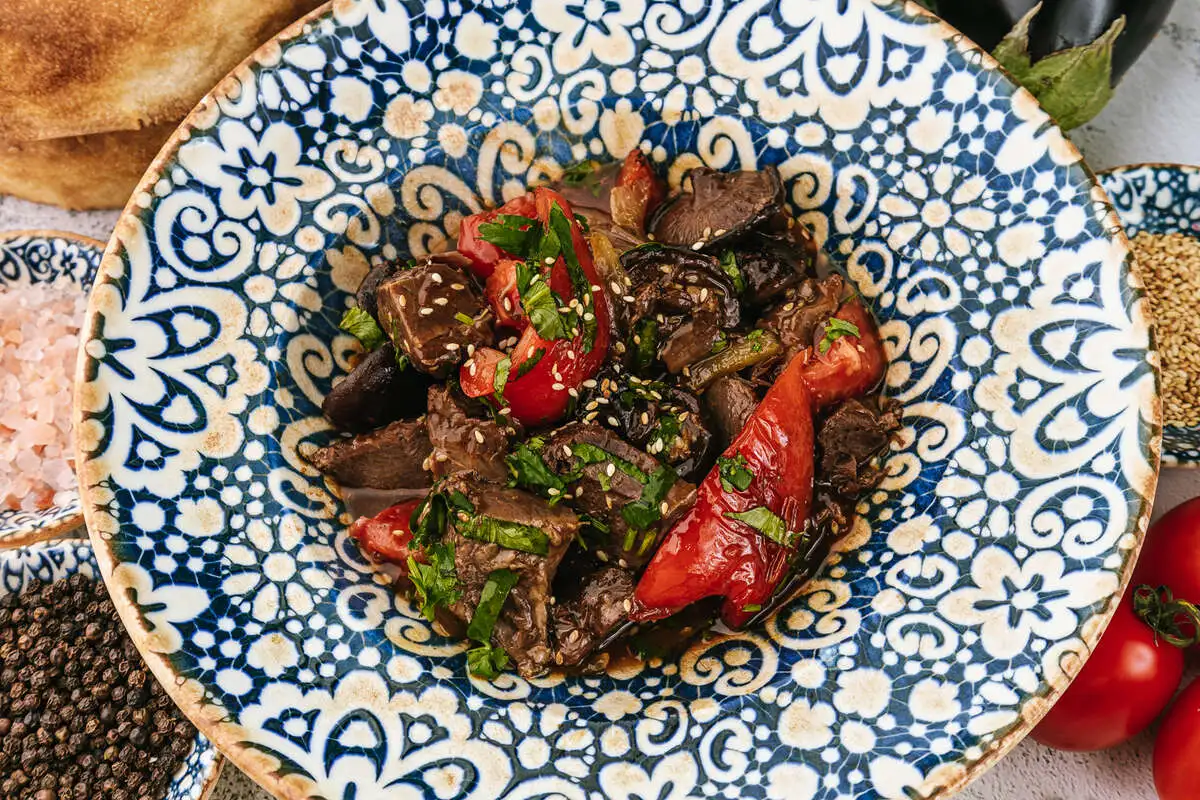 Таджин с бараниной