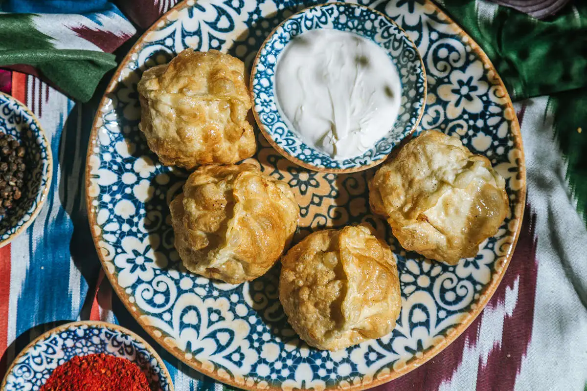 Манты из баранины жареные