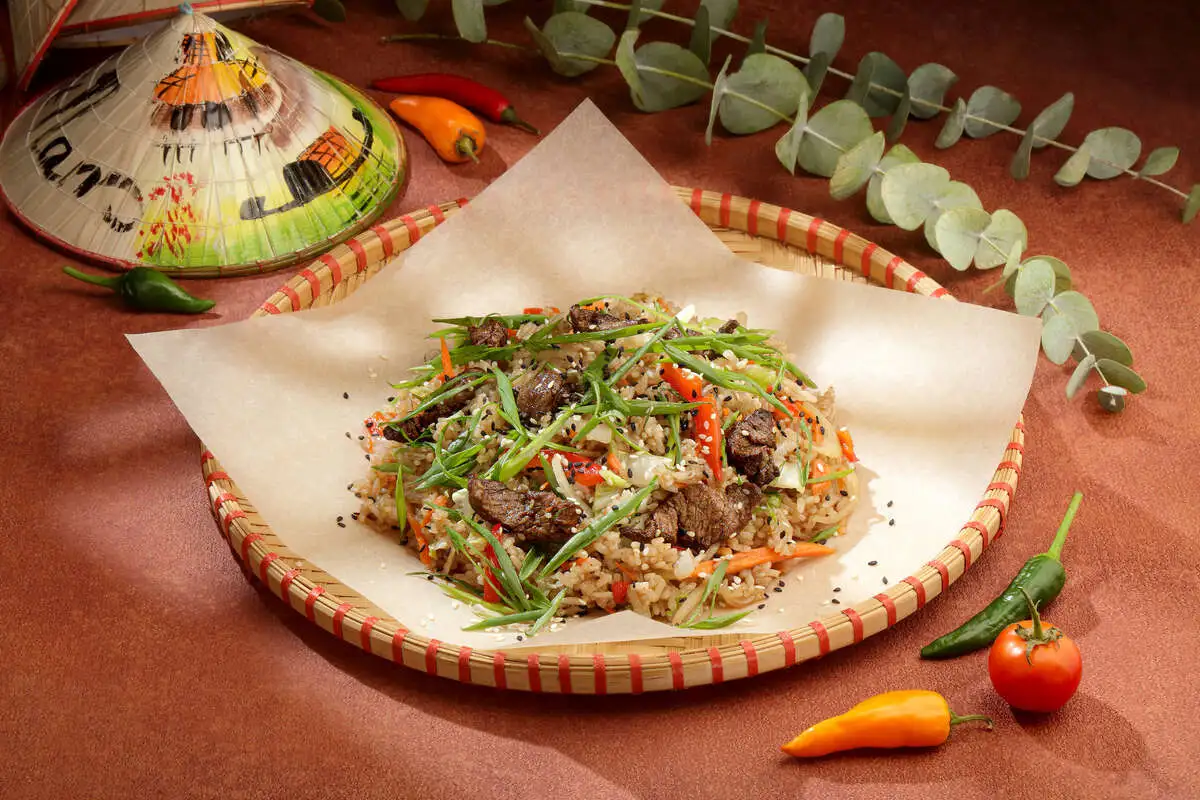 Рис с говядиной