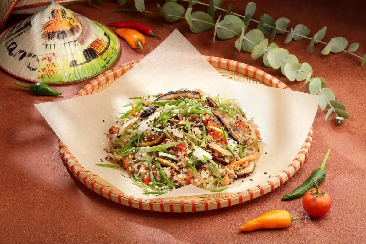 Рис с шиитаке