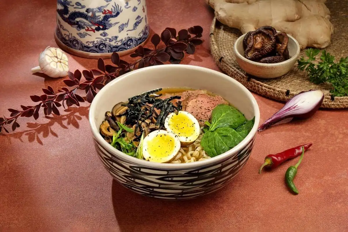 Рамен с уткой