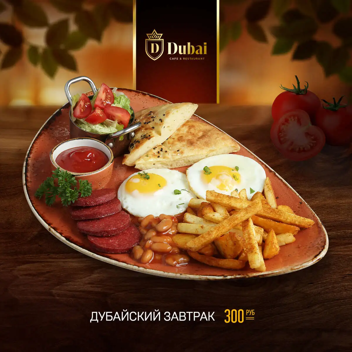 ДУБАЙСКИЙ ЗАВТРАК