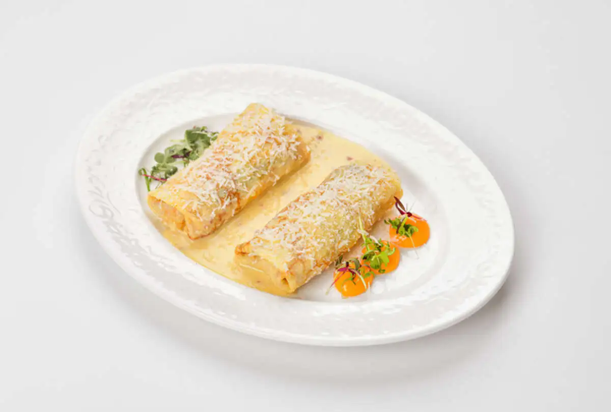 Блины с ветчиной