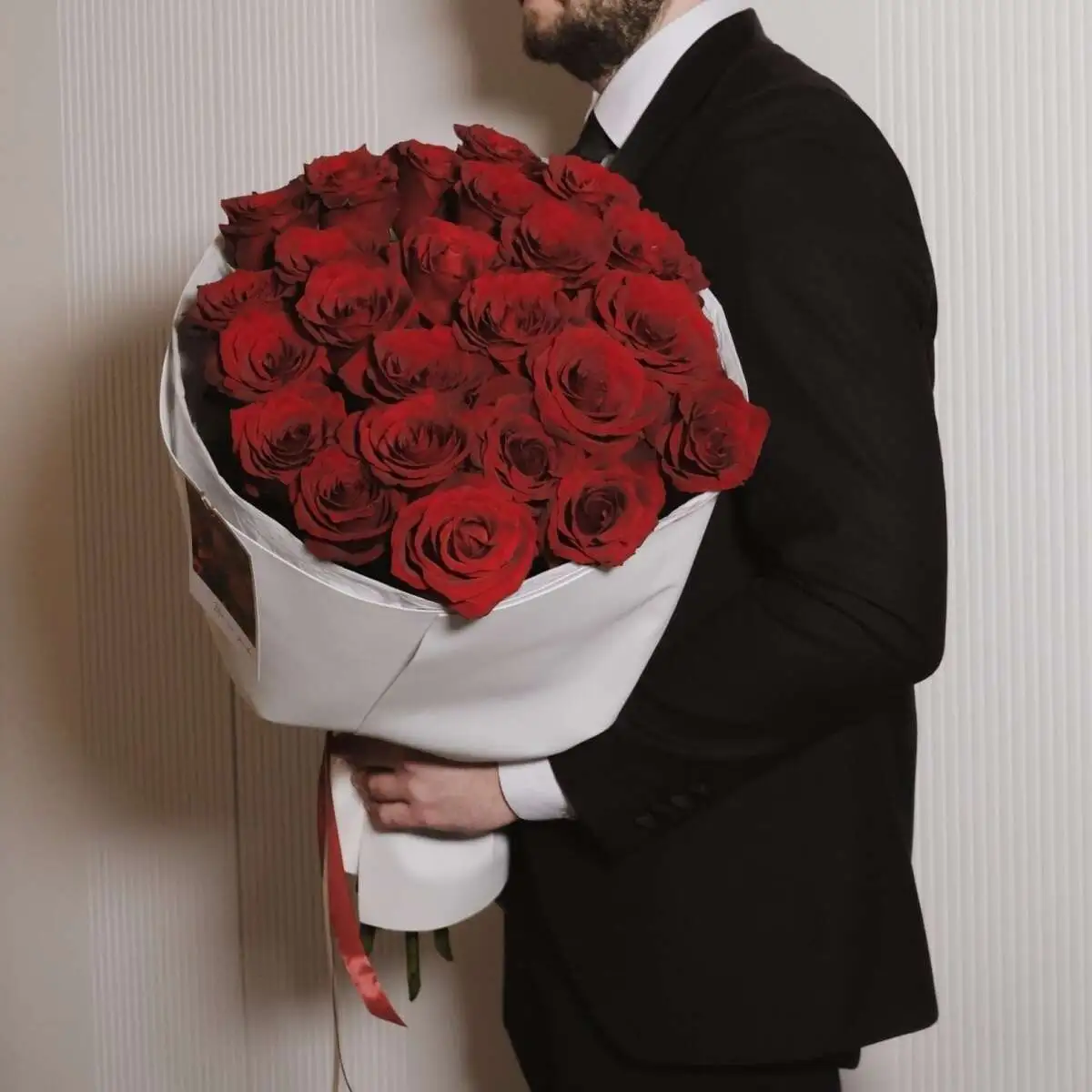 Букет "Красный бархат" размер M