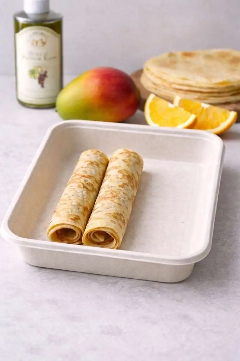 Блинчики- апельсин/манго 2шт