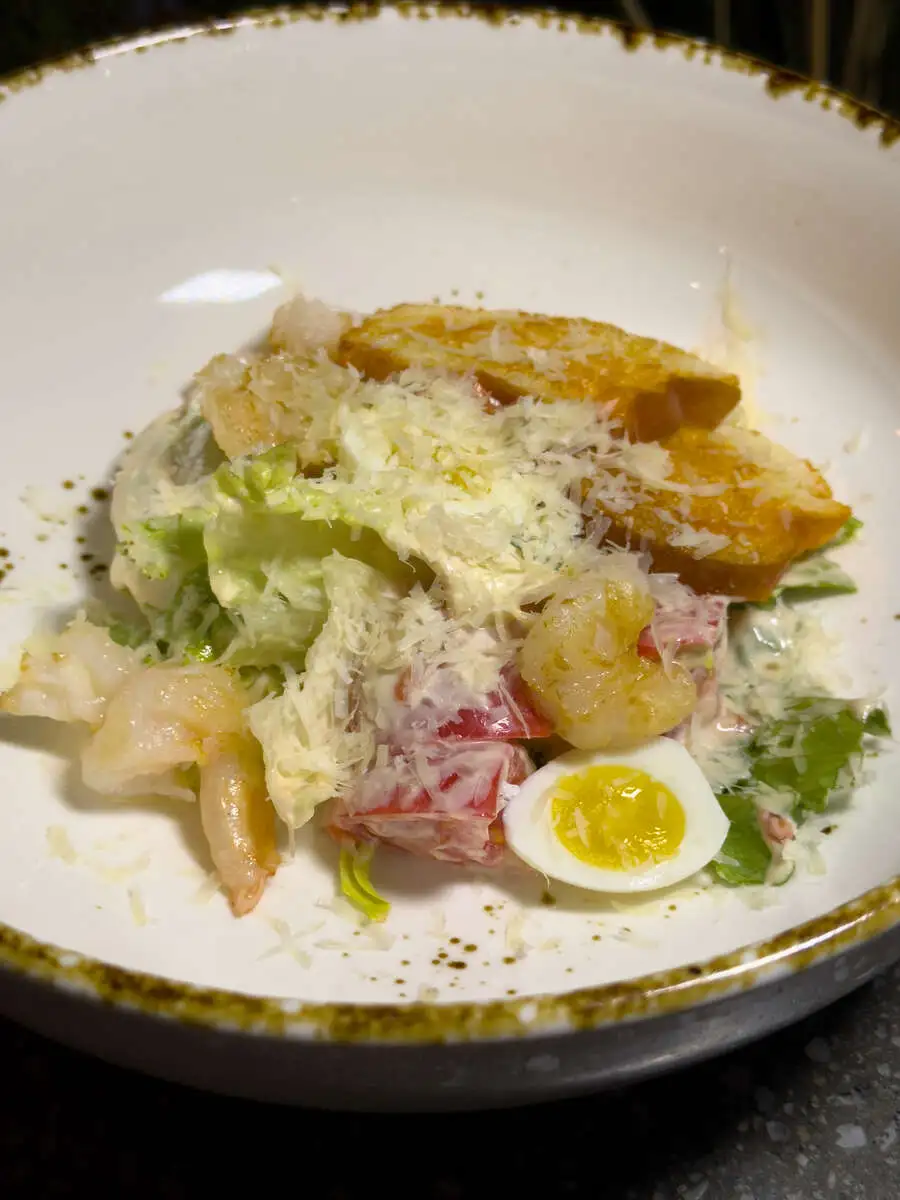 Цезарь с креветками