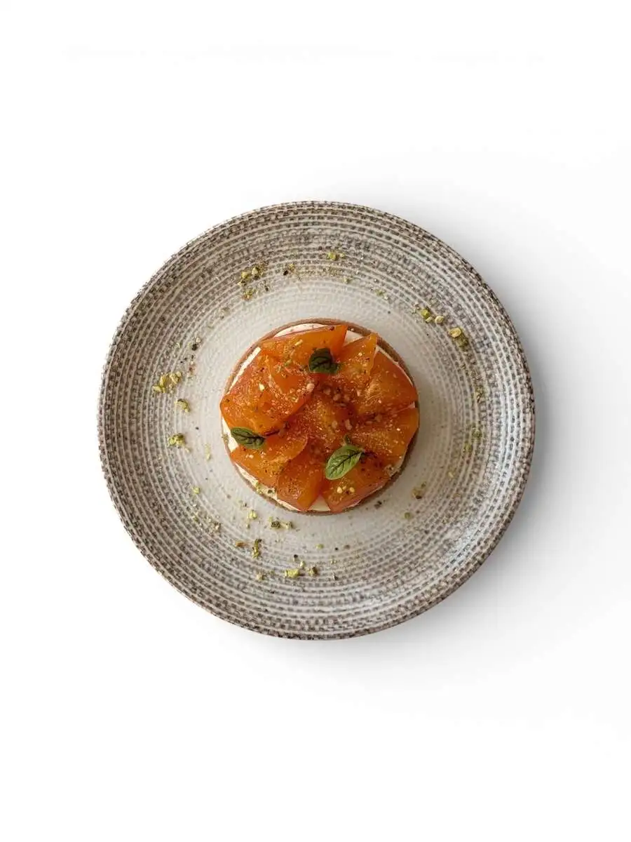 Тарт с хурмой