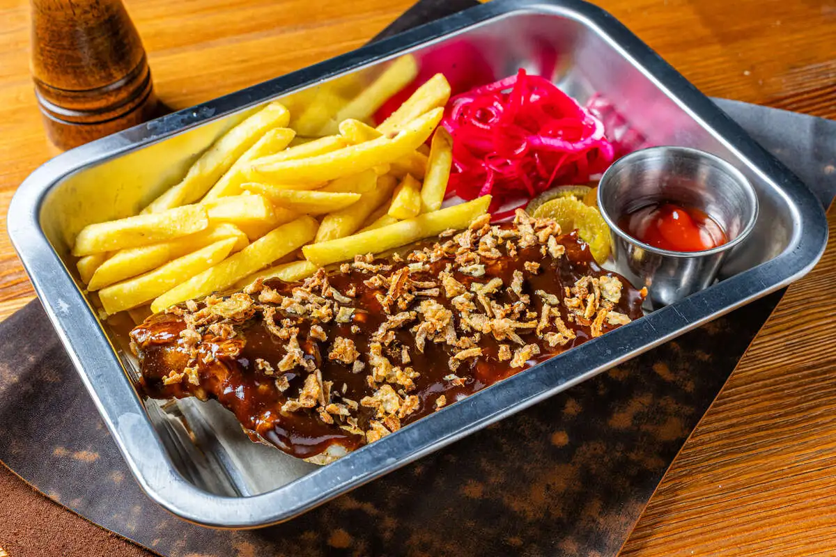 Ребро барбекю