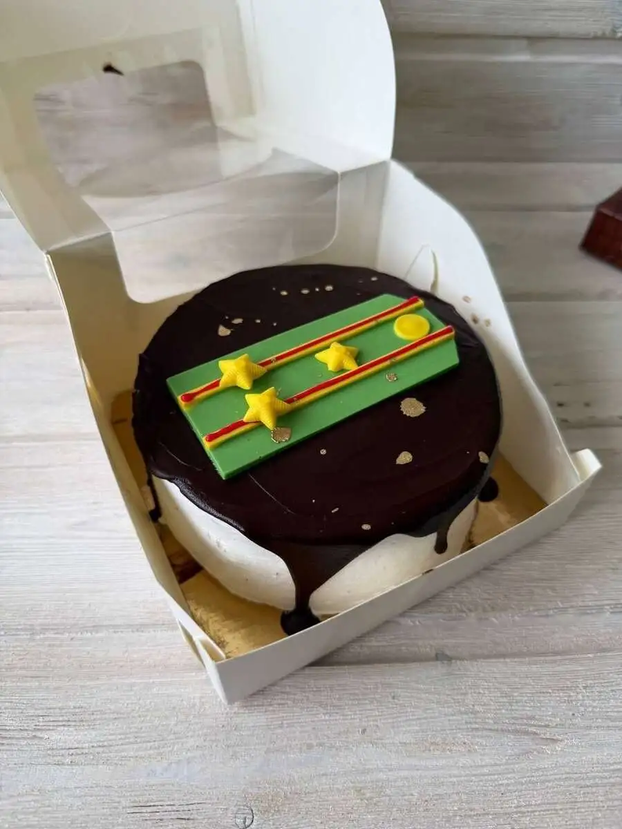 Бенто-торт Шоколадный 23 февраля