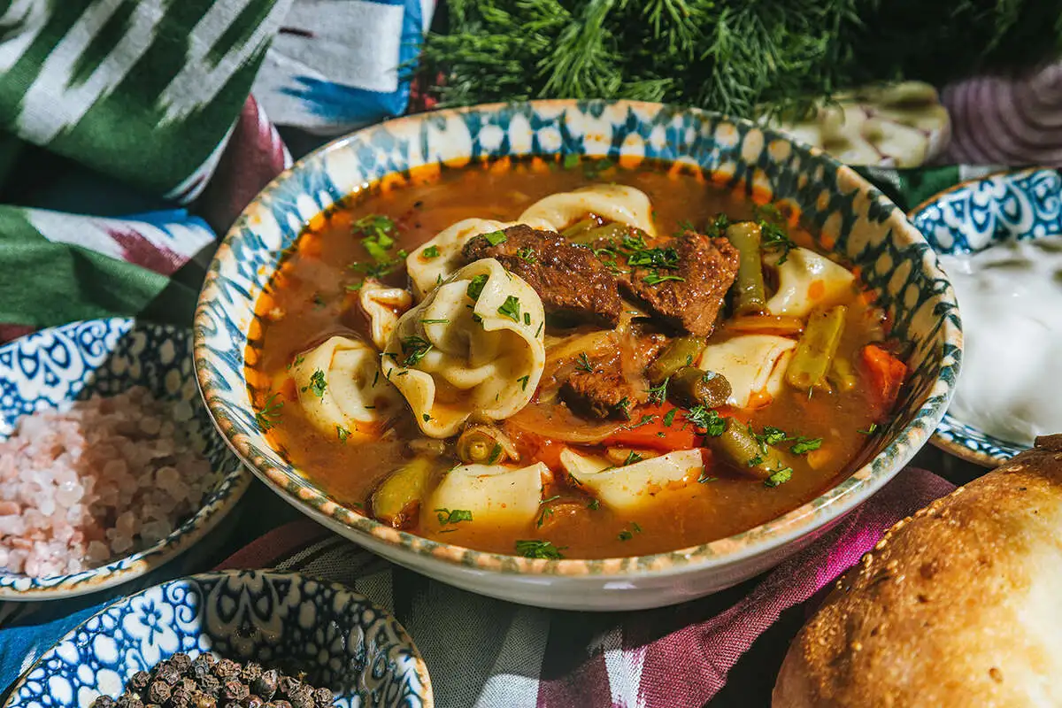 Пельмени по-узбекски