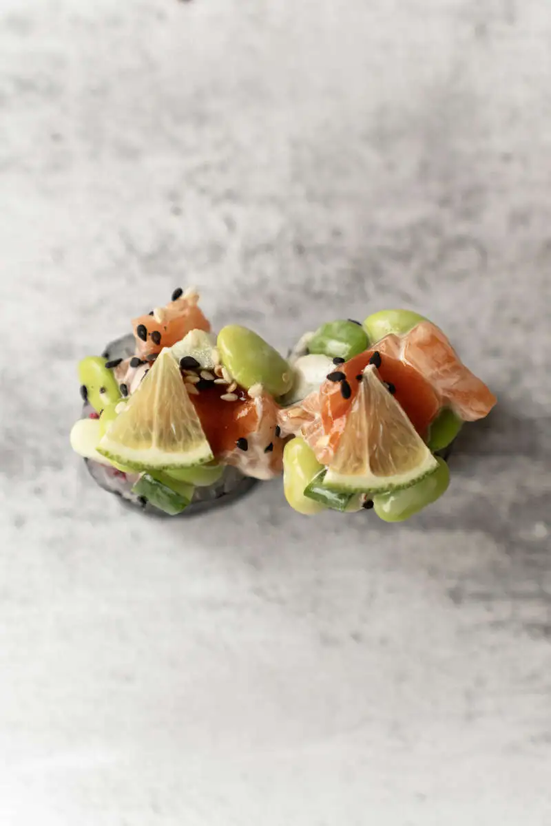 Лосось эдамаме