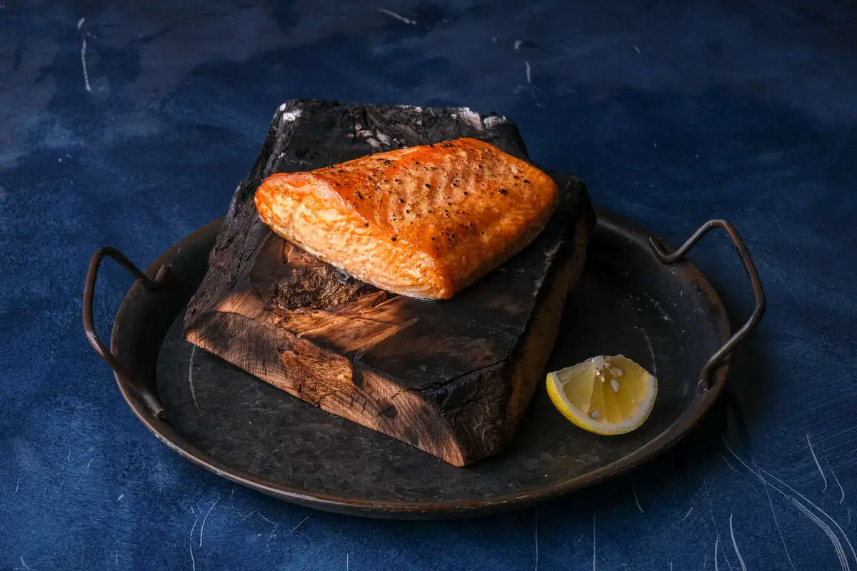 Лосось в огне