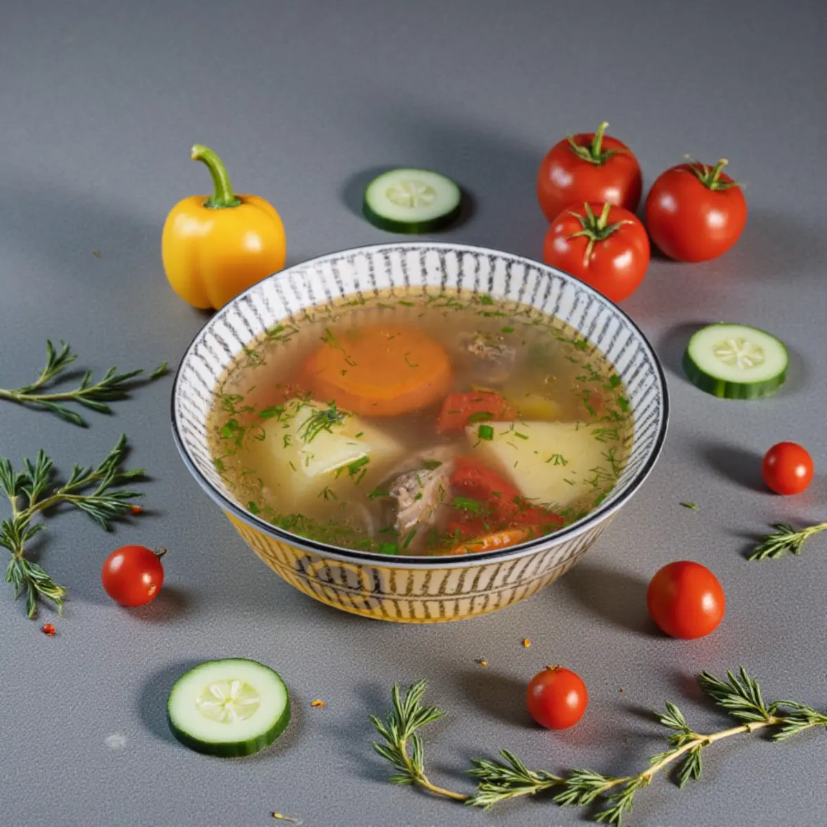 Шорпа с баранины