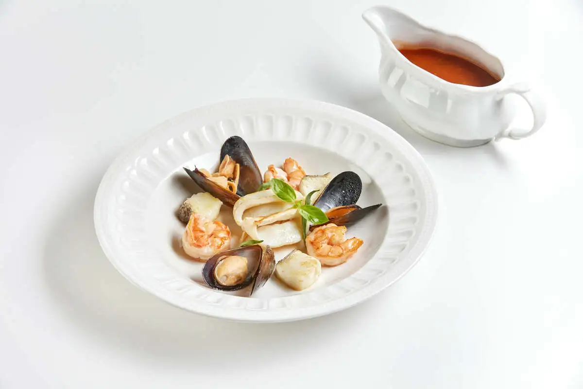 Суп с морепродуктами