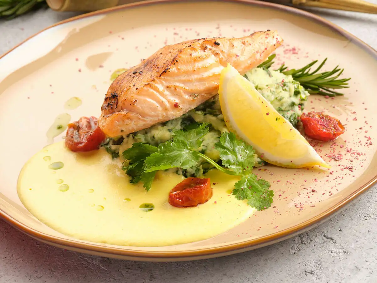 Стейк из лосося