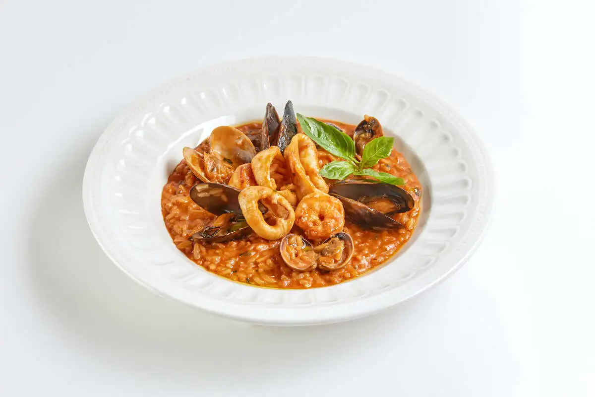 Ризотто с морепродуктами