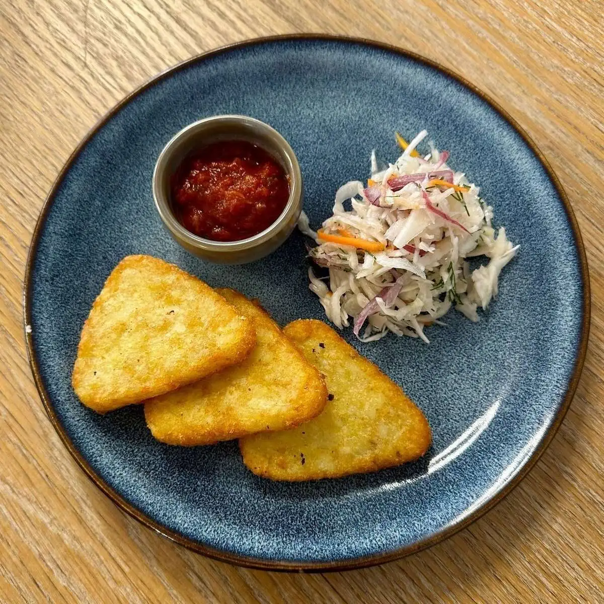 Хашбрауны с квашеной капустой