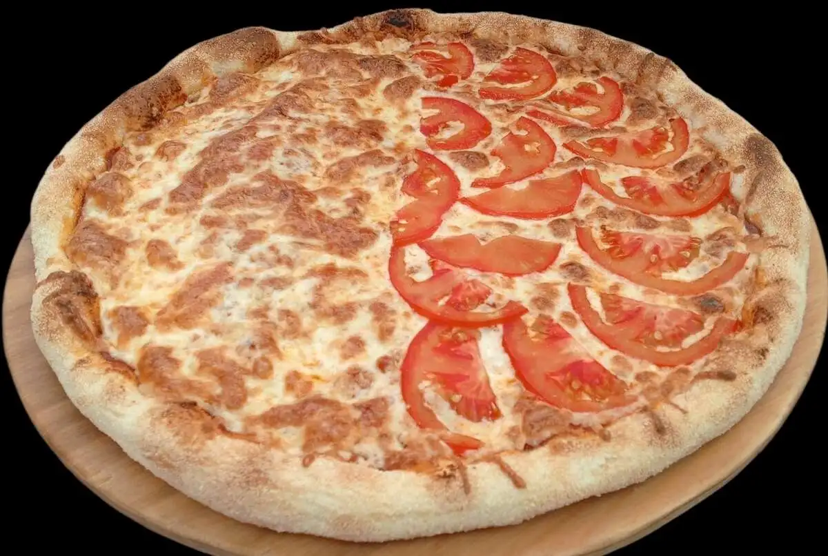 Пицца сырная + пицца помидорка