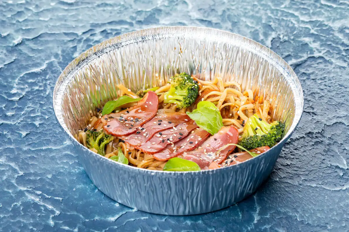 Лапша с уткой