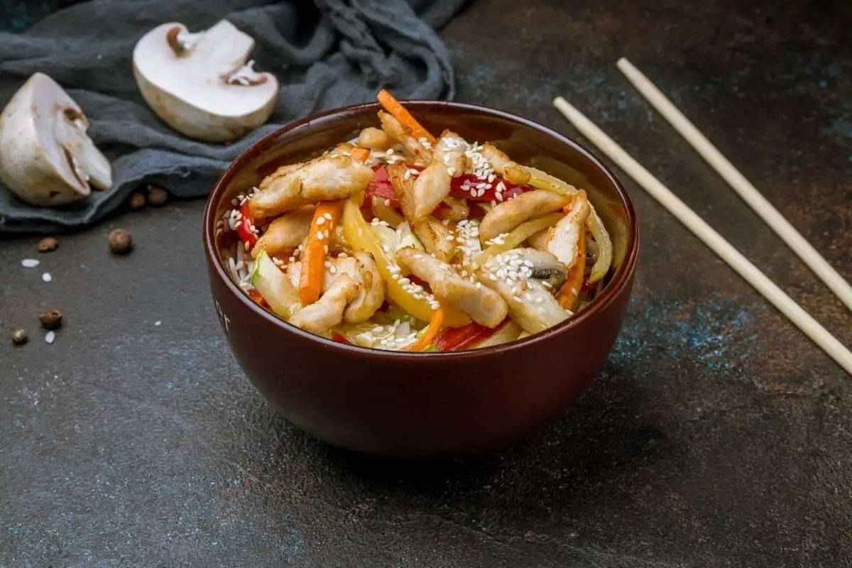 Рис с курицей 