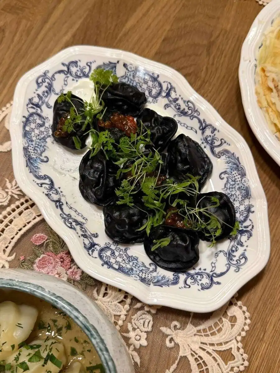 Пельмени с лососем