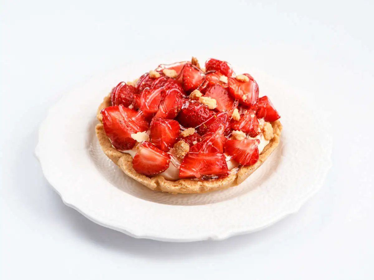 Кростата с клубникой