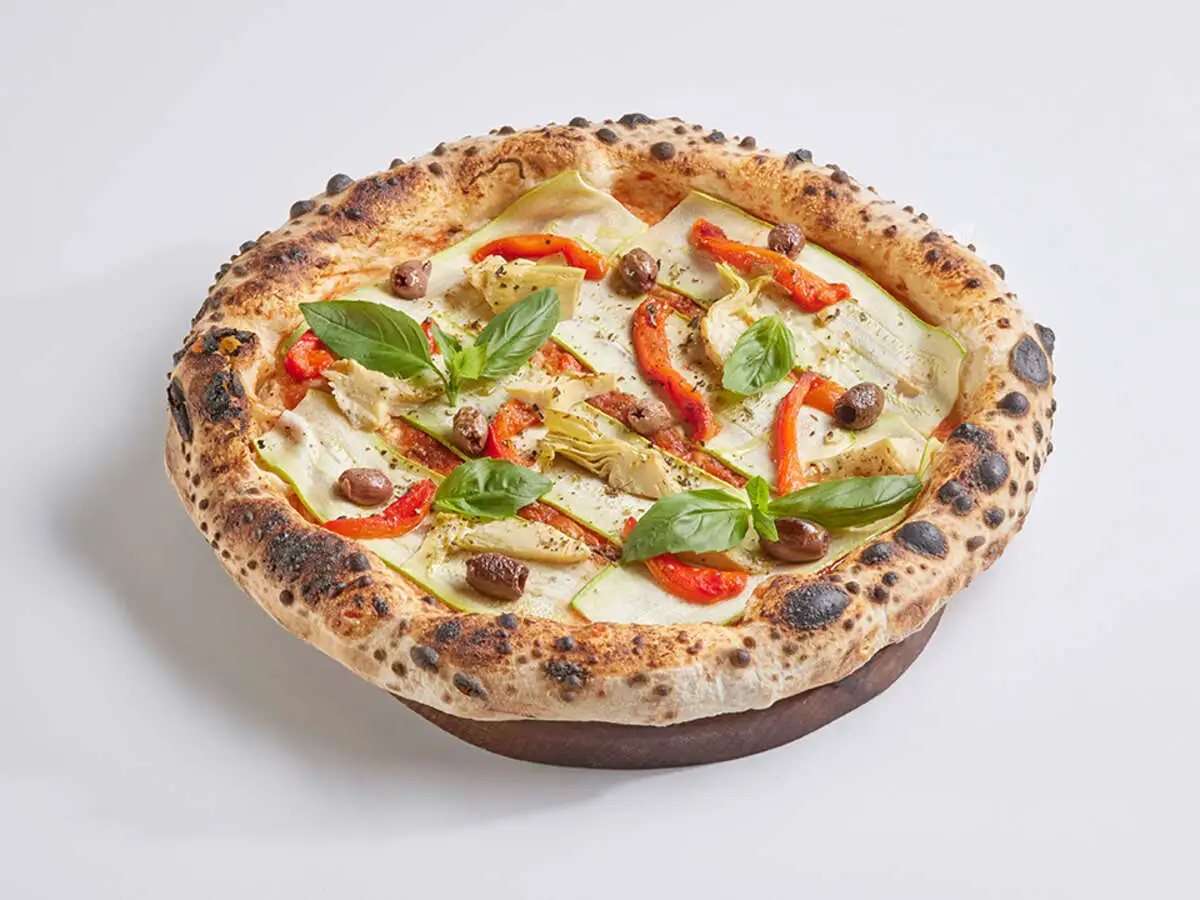 Пицца с цукини и артишоками