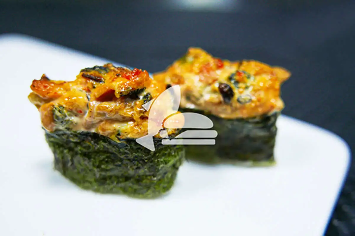  Суши Мидии Острые Запеченные