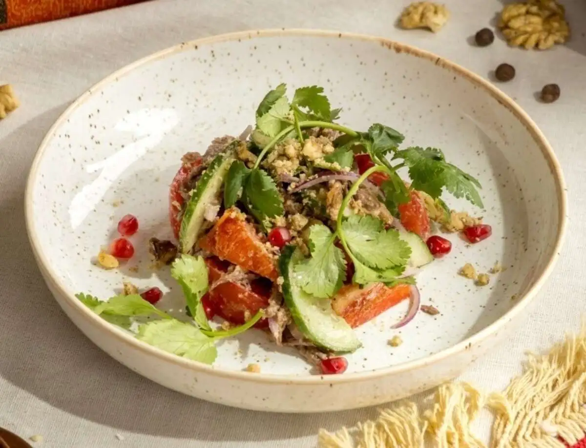 Салат из говядины