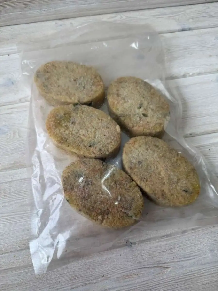 Биточки картофельные с грибами