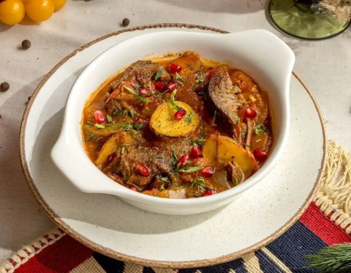 Чашушули из говядины с картофелем