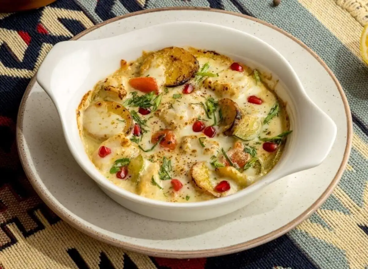 Чкмерули с белой рыбой