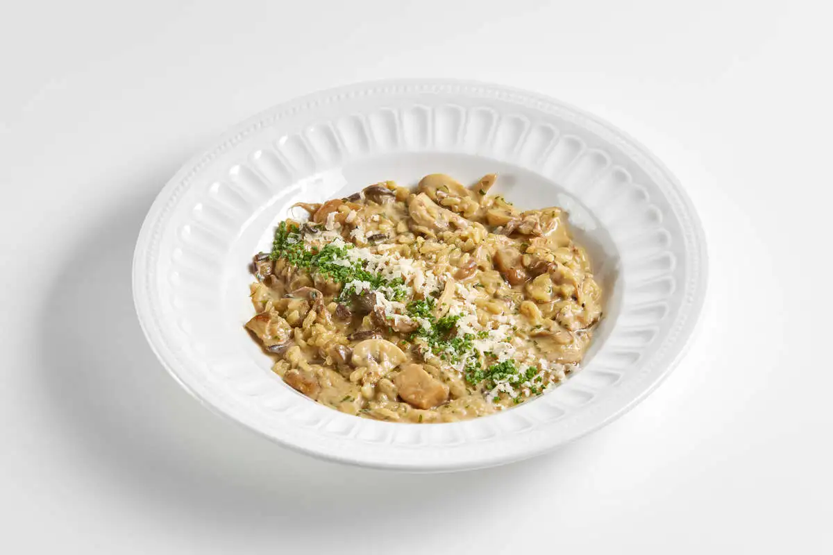 Ризотто с лесными грибами