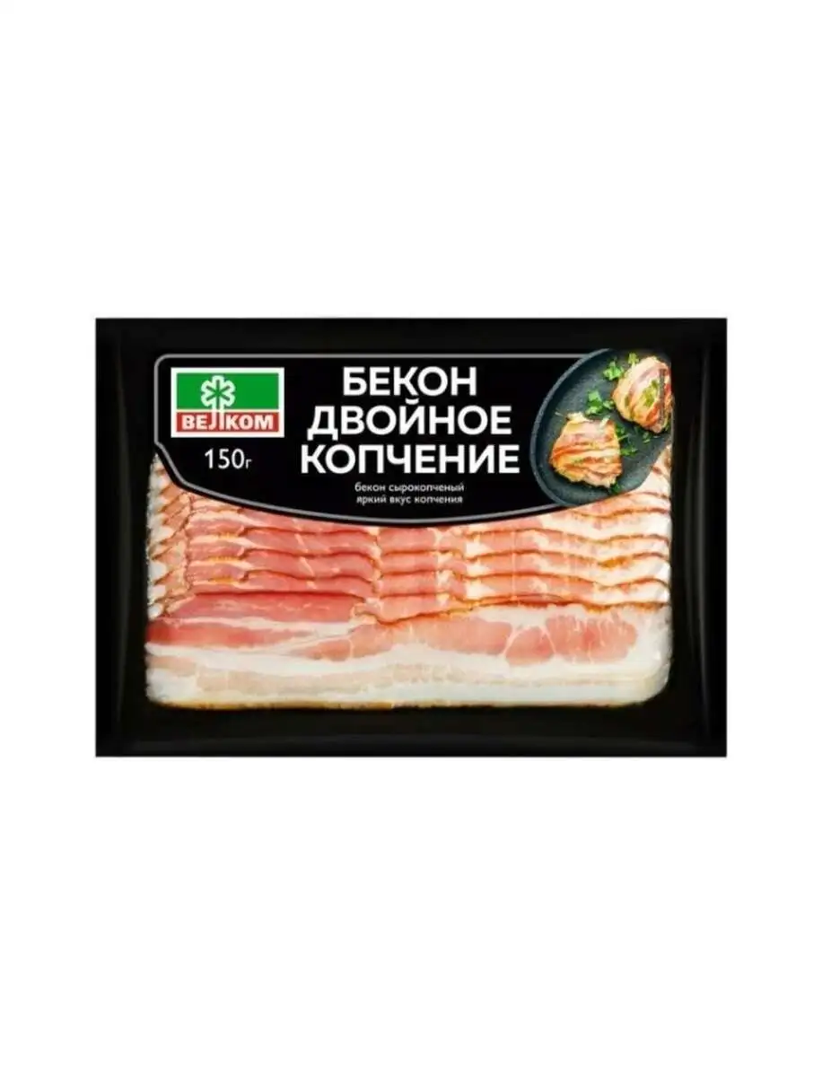 Бекон С/К Велком 150г Нарезка