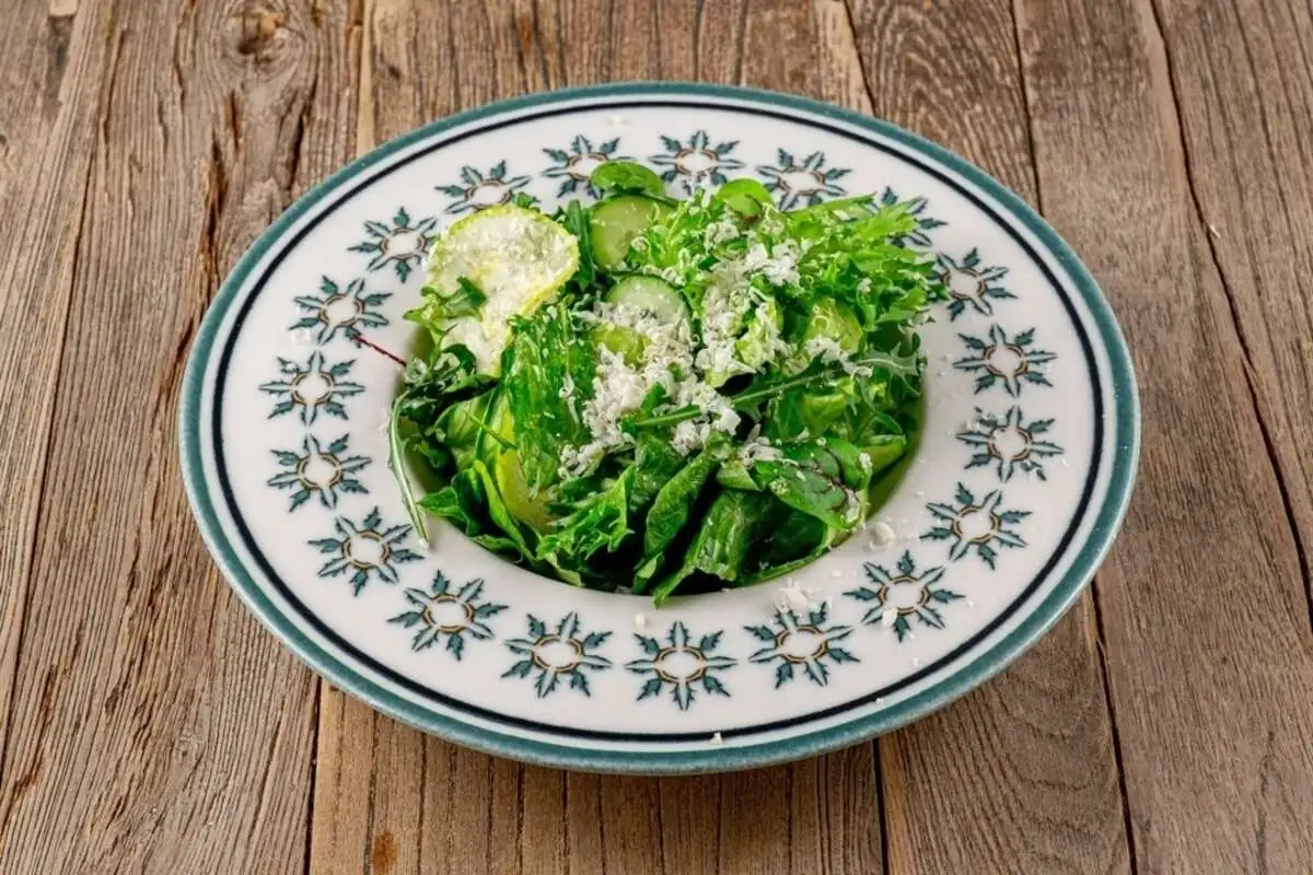 Зеленый с пармезаном