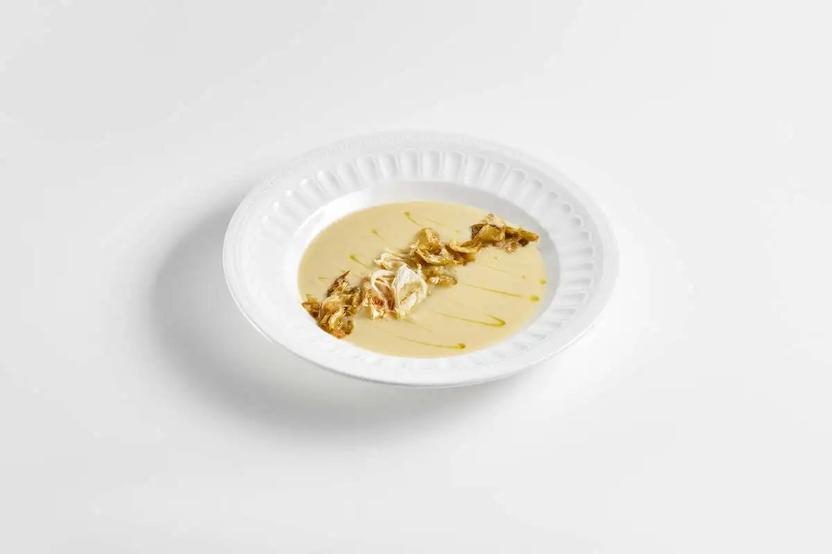 Суп из артишоков с фенхелем