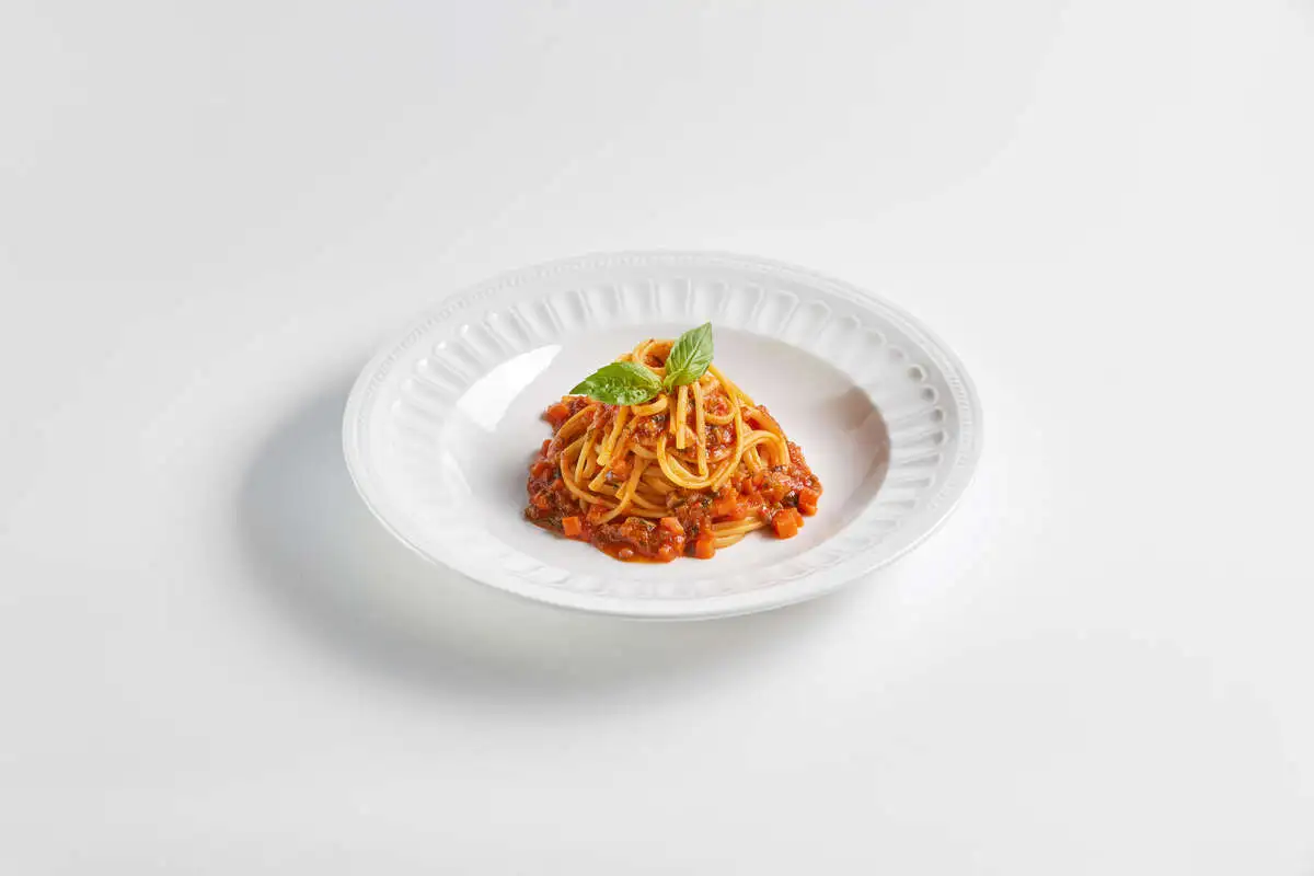 Лингвини с овощным рагу