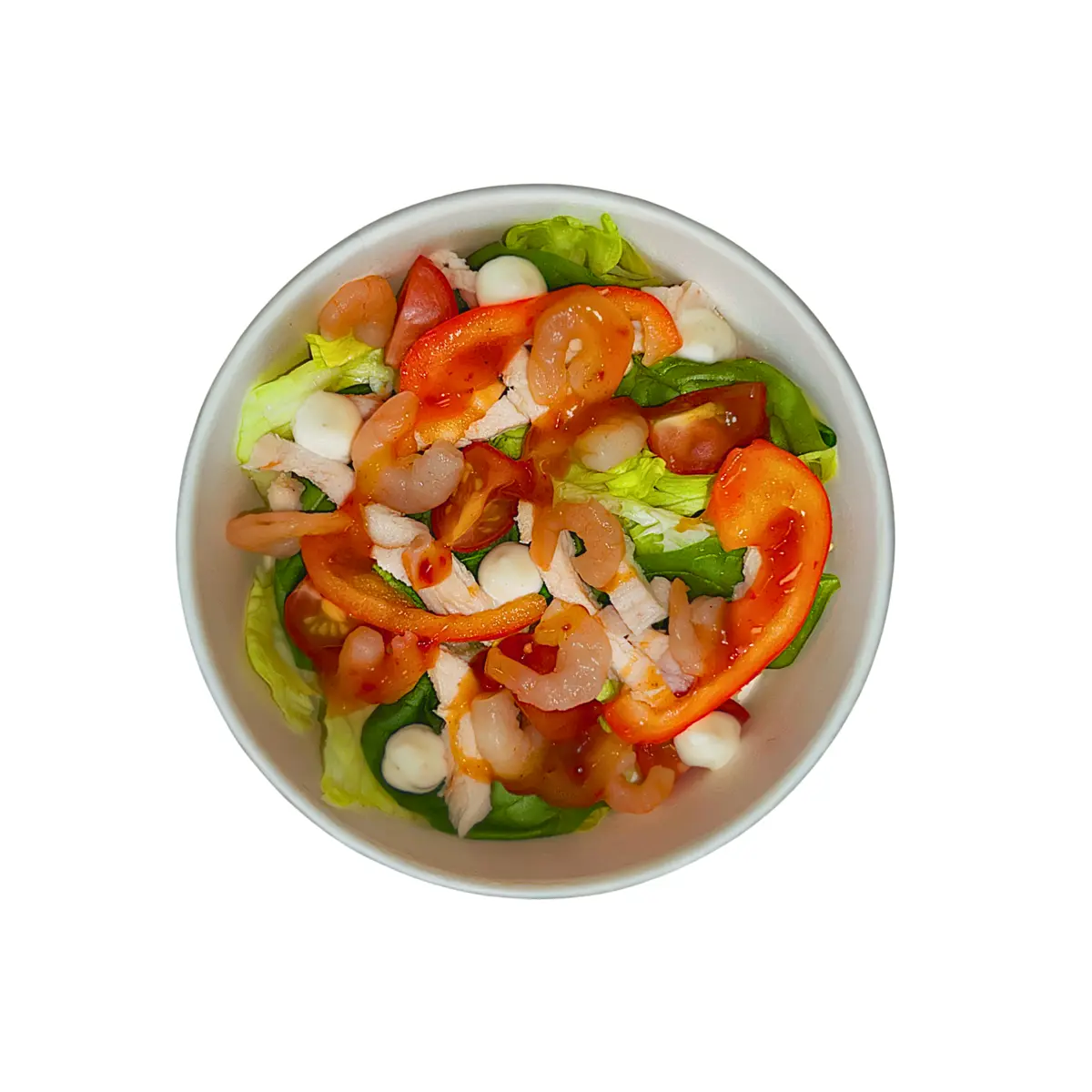 Азиатский салат с курицей