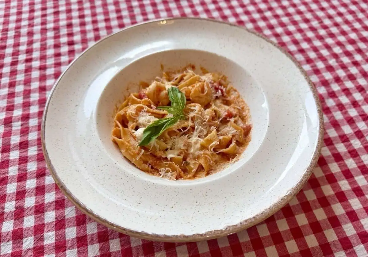 Паста с креветками