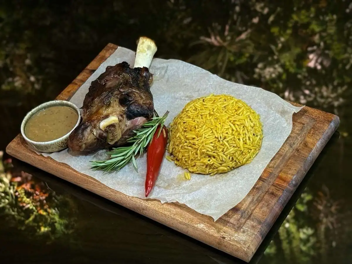 Баранина с пряным рисом / Lamb with spiced rice