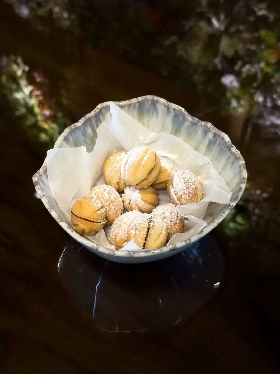 Орешки со сгущенным молоком/Nuts with condensed milk