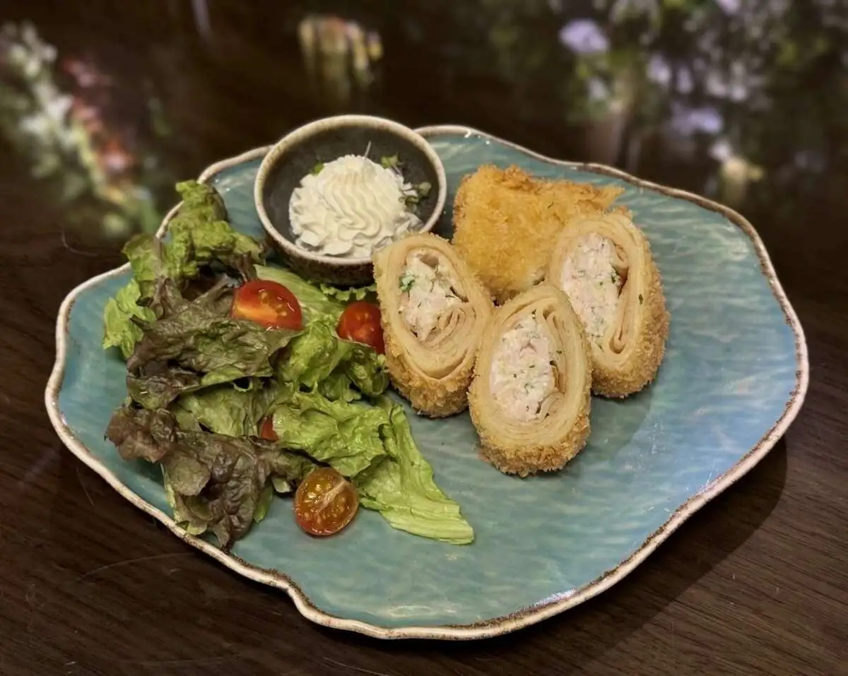 Блины с ветчиной и сыром/Pancakes with ham and cheese