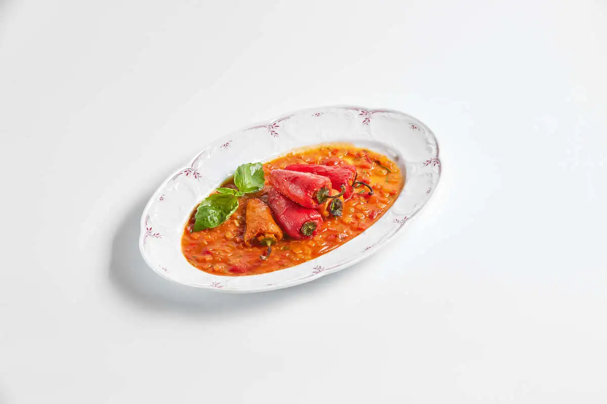 Мини-перцы в соусе аквакотта