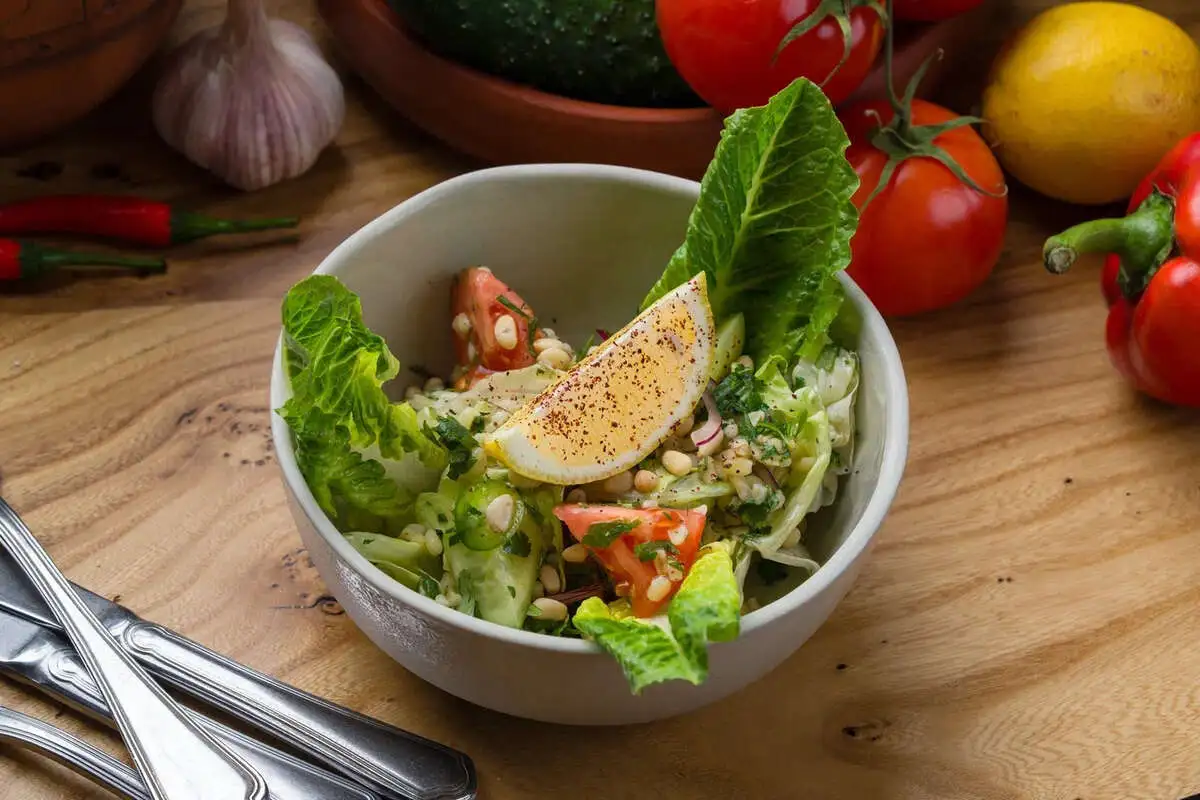 Салат табуле с булгуром