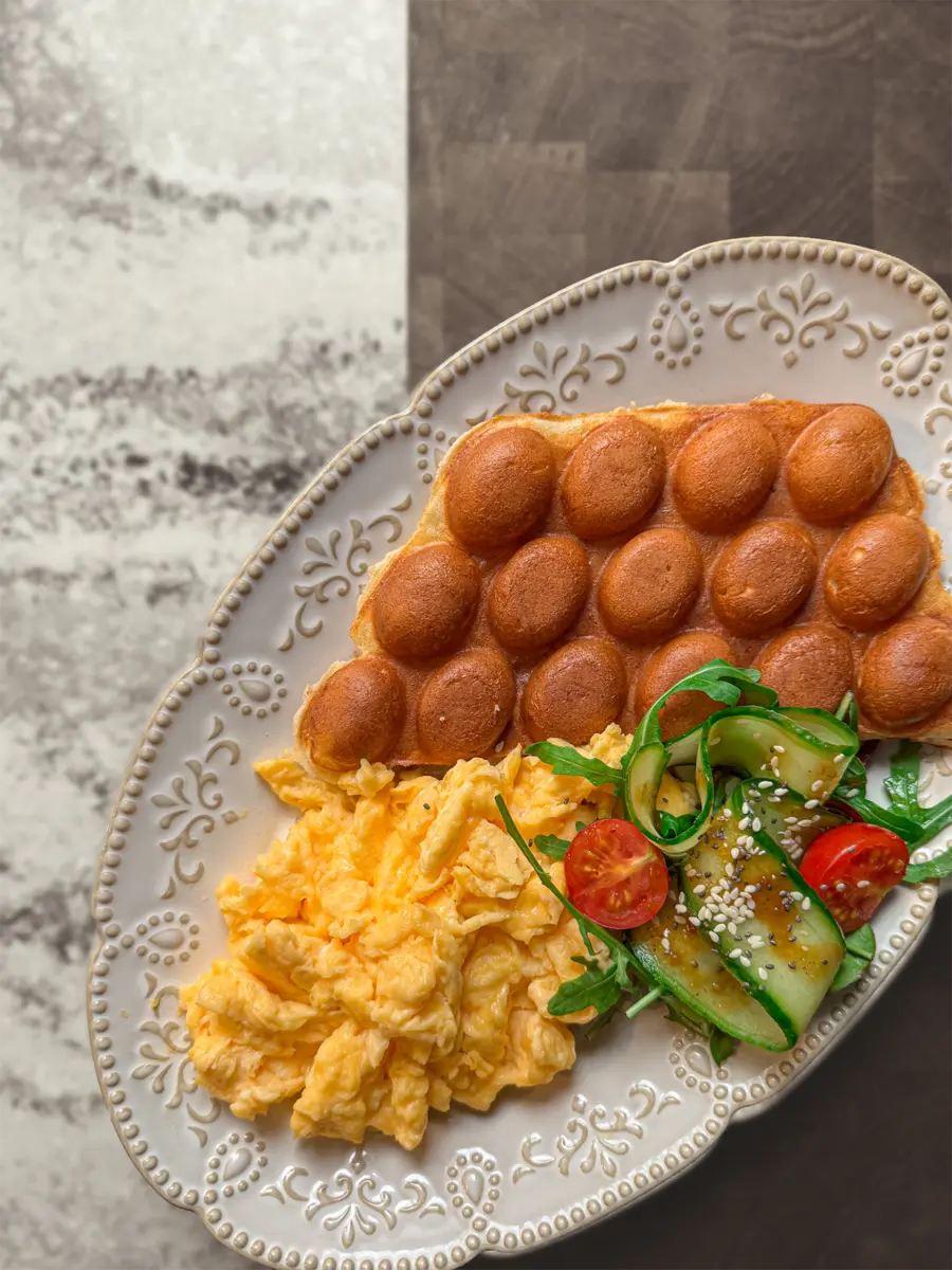 Завтрак-трансформер со скремблом